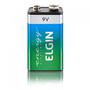 Imagem de Bateria Elgin Alcalina 9V Blister com 1 Bateria