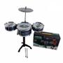 Imagem de Bateria infantil com 3 tambores e disco musical instrumento completo