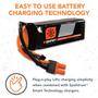 Imagem de Bateria LiPo 11.1V 2200mAh 3S 50C com Smart LiPo IC3