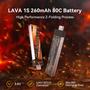 Imagem de Bateria Lipo BETAFPV LAVA 1S 260mAh 3,8V 80C LiHV com BT2.0