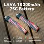 Imagem de Bateria Lipo BETAFPV LAVA 1S 300mAh 3,8V 75C LiHV com Bluetooth 2.0