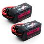 Imagem de Bateria Lipo CNHL 6S 1100mAh 22,2 V 100 C com plugue XT60 (2 unidades)