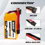 Imagem de Bateria Lipo CNHL 850mAh 14,8V 70C com XT30U para RC - Kit com 2 Unidades