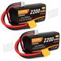 Imagem de Bateria Lipo Crazepony 2S 7,4V 2200mAh 50C - Conector XT60