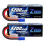 Imagem de Bateria Lipo Zeee 11,1V 5200mAh 3S 80C com Conector EC5 (x2)