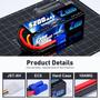Imagem de Bateria Lipo Zeee 11,1V 5200mAh 3S 80C com Conector EC5 (x2)