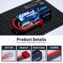 Imagem de Bateria Lipo Zeee 2S 5200mAh 7.4V 50C com Conector Deans T