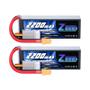 Imagem de Bateria Lipo Zeee 3S 11,1V 2200mAh 120C com Conector XT60 (Pacote com 2)