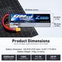 Imagem de Bateria Lipo Zeee 3S 11,1V 5200mAh 120C com Conector XT60 (2 Unidades)