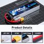 Imagem de Bateria Lipo Zeee 3S 11,1V 5200mAh 120C com Conector XT60 (2 Unidades)