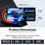 Imagem de Bateria Lipo Zeee 4S 8000mAh 14.8V 100C com Conector EC5 - Hard Case (2 Unidades)