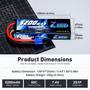 Imagem de Bateria Lipo Zeee 7,4V 5200mAh 2S 50C com Conector EC3 (Pacote com 2)