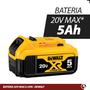 Imagem de Bateria Lithium 20v Max Li-ion 5Ah C/ Indicador Carga DCB205-b3 Encaixe Universal Dewalt