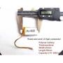 Imagem de Bateria Nova com 6mmx25mmx40mm 600mah com  plug 3,7v