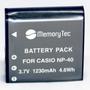 Imagem de Bateria NP-40 1500mAh para câmera digital e filmadora Casio Elixim EX- EX-Z30, EX-Z850, EX-P505, EX-P700