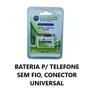 Imagem de Bateria p/ telefone sem fio 3.6v 400mah aaa ni-mh bp plug universal