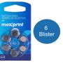 Imagem de Bateria Para Aparelho Auditivo 1,4 Volts Blister Com 6 Maxprint - A675