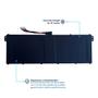 Imagem de Bateria para Notebook bringIT compatível com Acer Aspire 5 A515-52g-58lz 4800 mAh 7.4 V