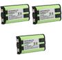 Imagem de Bateria Para Telefone Sem Fio Hhr-P107 3,6V 650Mah Kit 3 Un