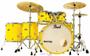 Imagem de Bateria Pearl Decade Maple High Gloss Solid Yellow 20,10,12,14,16 com Kit de Ferragens 830