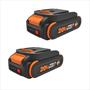 Imagem de Bateria WORX PowerShare 20V de íon de lítio 2,0 Ah 2 unidades WA3669.2