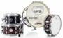 Imagem de Bateria X-Pro Upper Compact Red Sparkle com Bumbo 16, 1 Tom, Surdo e Caixa (Shell Pack)