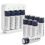 Imagem de Baterias Recarregáveis AA de Íon de Lítio 1,5V 3600mAh (12 Unidades)
