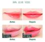 Imagem de Batom Hidratante, 99% Aloe Vera, Lipstick, 24hrs, Muda Cor, Daixuere