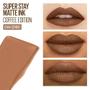 Imagem de Batom Líquido Longa Duração Maybelline SuperStay Matte Ink Coffee