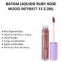 Imagem de Batom Líquido Marrom Interest Gloss Labial Matte Ruby Rose