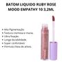 Imagem de Batom Liquido Ruby Rose Mood Empathy 10 3,2ml