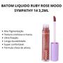 Imagem de Batom Liquido Ruby Rose Mood Sympathy 14 3,2ml