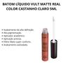 Imagem de Batom Líquido Vult Matte Real Color Castanho Claro 5Ml