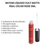 Imagem de Batom Líquido Vult Matte Real Color Rose 5ml