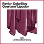 Imagem de Batom Revlon ColorStay Overtime 500 Limitless Black Cherry