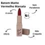 Imagem de Batom Vegano Matte Com FPS15 - Vermelho Marsala / DGM - 06  3,5g