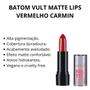 Imagem de Batom Vult Matte Lips Vermelho Carmin 3,8G