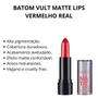 Imagem de Batom Vult Matte Lips Vermelho Real 3,8G