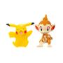 Imagem de Battle Figure Pack Figuras Pokemon Pikachu E Chimchar