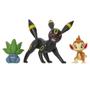 Imagem de Battle Set 3 Figuras Pokémon Bonecos Oddish Umbreon Chimchar