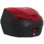 Imagem de Baú Bauleto para Moto 30 Litros Smartbox 3 Universal Com Refletor Traseiro Vermelho BP-10VM - Pro Tork