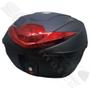 Imagem de Bau Bauleto Para Motos 35L Lente Vermelho Protork