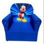 Imagem de Bau Brinquedo Puff Infantil Sofinho Conjunto Puffe Mickey