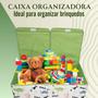 Imagem de Bau De Brinquedos Caixa Organizadora Montável Estampado Estruturada 60x40 Ideal Para Quarto Infantil