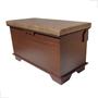 Imagem de Bau Organizador Caixa Madeira Mdf Pé De Cama Para Quartos