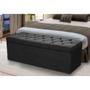 Imagem de Baú Para Quarto Pé de Cama Box King Size Madeira Estofado