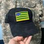 Imagem de BE0172V01 Bandeira Goiás Brasil Patch Bordado Fecho Contato