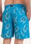 Imagem de Beach Shorts Kit Casal Azul Folhas Degradê