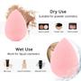 Imagem de Beauty Blender, seco e molhado usar esponja de maquiagem set, esponjas de maquiagem para líquido, pó, creme, multi-forma base ferramentas de maquiagem Makeup Egg Set (8 pcs, rosa)