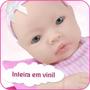 Imagem de Bebê Boneca Mini Baby Doll Realista Silicone Com Certidão